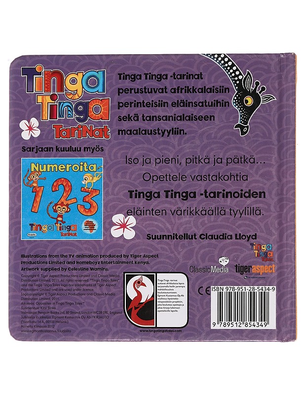 Vastakohtia - Lloyd, Claudia - Lastenkirjat - 10105449942 - 1