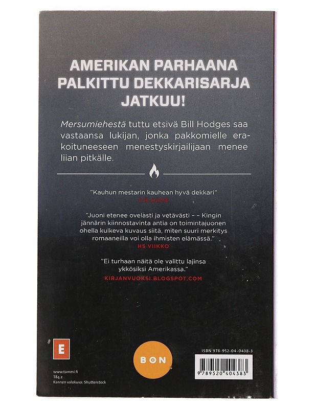 Etsivä löytää - King, Stephen - Jännitys ja dekkarit - 10105449945 - 1