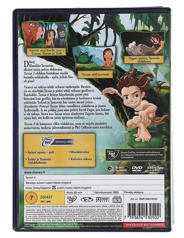 Tarzan 2 - DVD - DVD-elokuvat - 10105449955 - 1