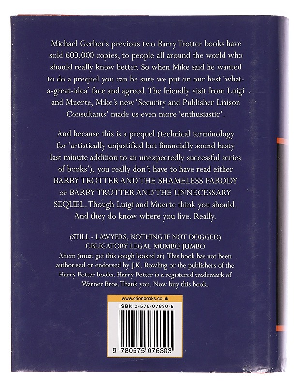 Barry Trotter and the dead horse - Michael Gerber - Nuorten kirjat - 10105449977 - 1