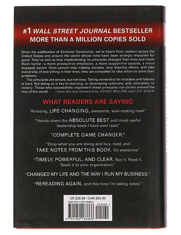 Extreme ownership : how U.S. Navy SEALs lead and win - Willink, Jocko - Tietokirjat ja oppaat - 10105449992 - 1