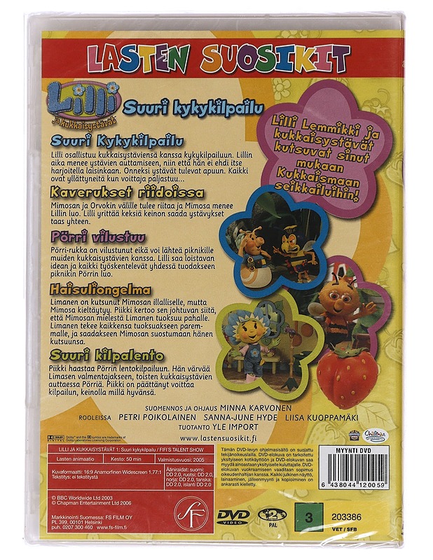 Lilli Ja Kukkaisystävät: Suuri Kykykilpailu - DVD - DVD-elokuvat - 10105450005 - 1