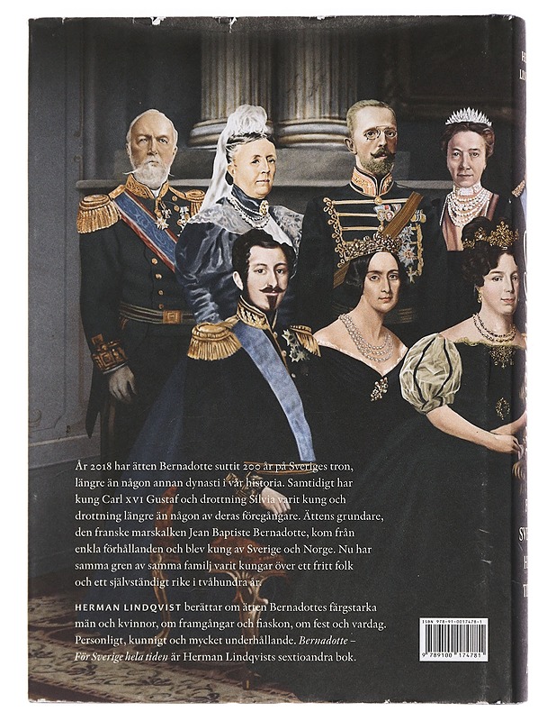 Bernadotte : för Sverige hela tiden - Herman Lindqvist - Elämäkerrat ja muistelmat - 10105450043 - 1