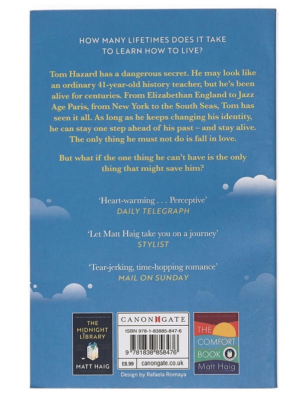 How to stop time - Matt Haig - Fantasia- ja scifi - 10105450065 - 1