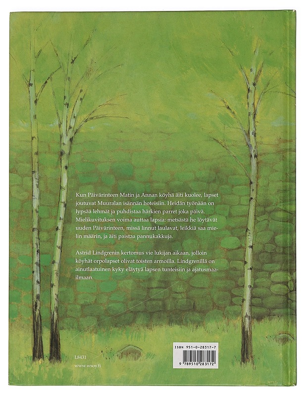 Päivärinne - Lindgren, Astrid - Lastenkirjat - 10105450114 - 1