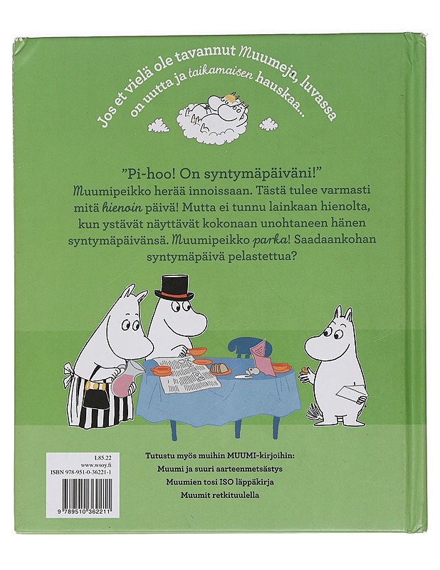 Muumin syntymäpäivänappi - Jansson, Tove - Lastenkirjat - 10105450120 - 1