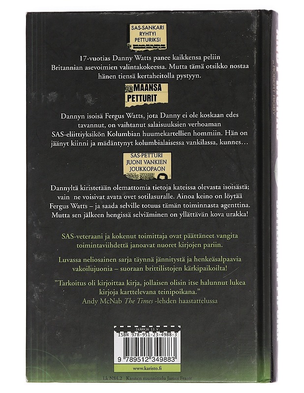 Sotilaan oppipoika - McNab, Andy - Jännitys ja dekkarit - 10105450154 - 1