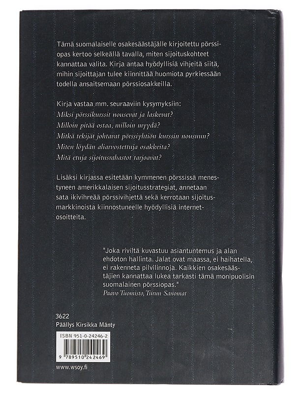 Miten sijoitan pörssiosakkeisiin - Seppo Saario - Tietokirjat ja oppaat - 10105450169 - 1