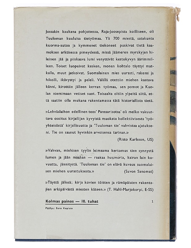 Tuuloman tie - Reino Lehväslaiho - Kaunokirjallisuus - 10105450215 - 1