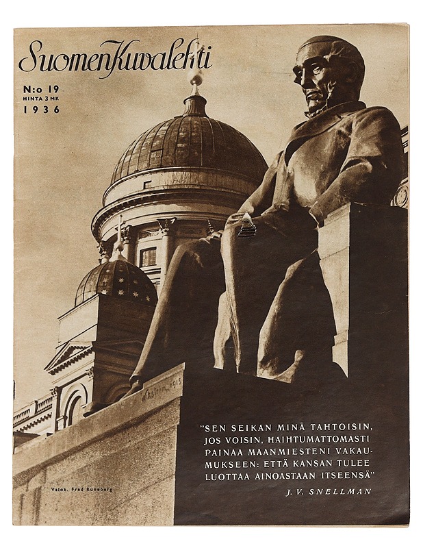 Suomen Kuvalehti 19/1936 - Lehdet - 10105450229 - 0