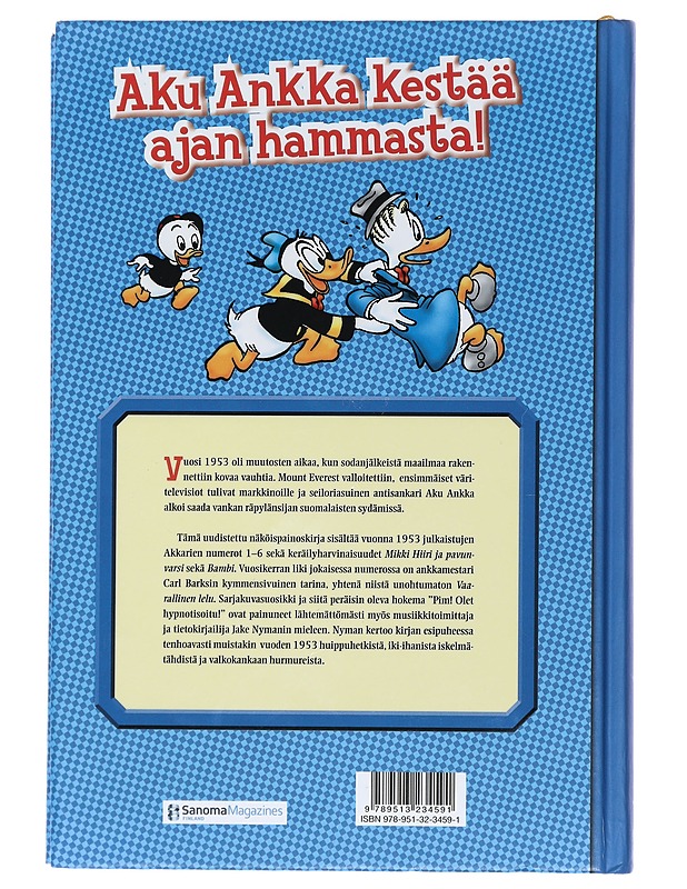 Aku Ankka ja kumppanit : näköispainos vuosikerrasta 1953. Osa 1 - Perälä, Riku - Sarjakuvat - 10105450241 - 1