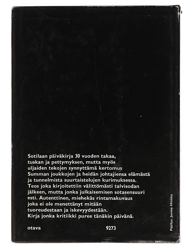 Talvisodan päiväkirja - Historiakirjat - 10105450274 - 1