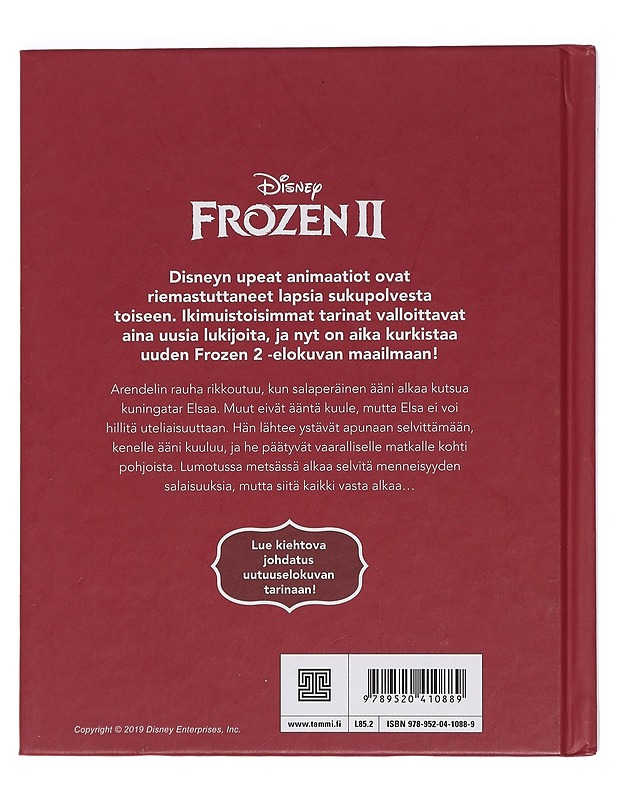 Frozen II - Rapelo, Jenni - Lastenkirjat - 10105450278 - 1