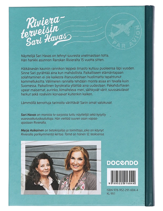 Rivieraterveisin Sari Havas - Asikainen, Merja - Elämäkerrat ja muistelmat - 10105450283 - 1