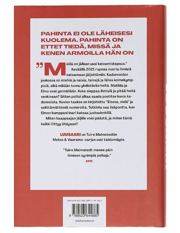 Luusaari - Tuire Malmstedt - Jännitys ja dekkarit - 10105450337 - 1