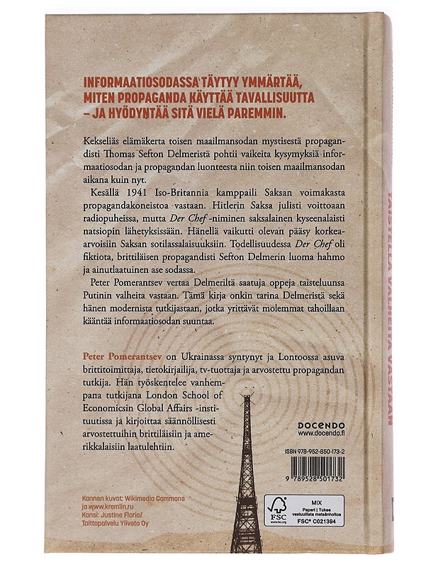 Totuudella ei voi taistella valheita vastaan - Pomerantsev, Peter - Elämäkerrat ja muistelmat - 10105450344 - 1