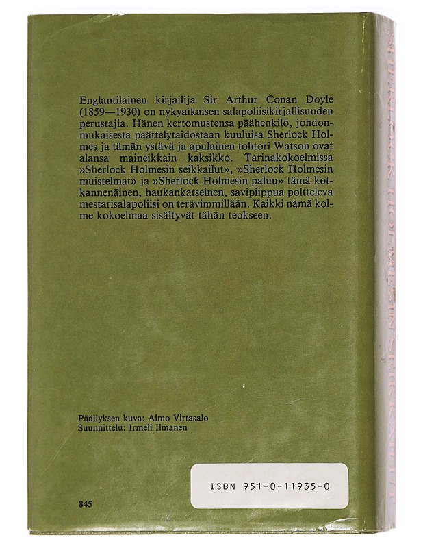 Sherlock Holmesin seikkailut. 1-2 - Doyle, Arthur Conan - Jännitys ja dekkarit - 10105450362 - 1