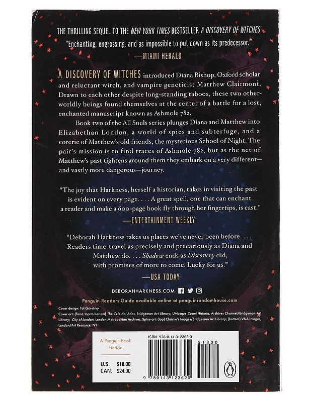 Shadow of night / a novel - Deborah Harkness - Fantasia- ja scifi - 10105450363 - 1