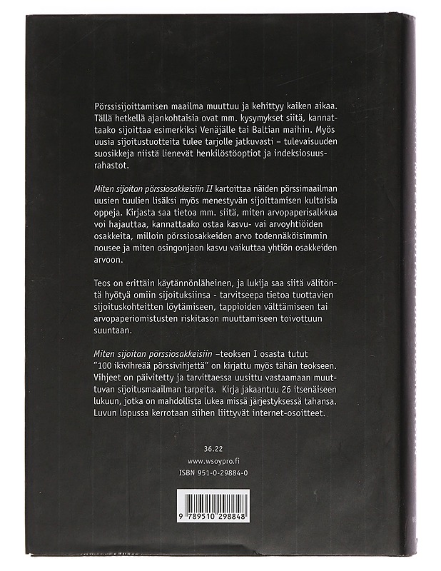 Miten sijoitan pörssiosakkeisiin II - Seppo Saario - Tietokirjat ja oppaat - 10105450399 - 1