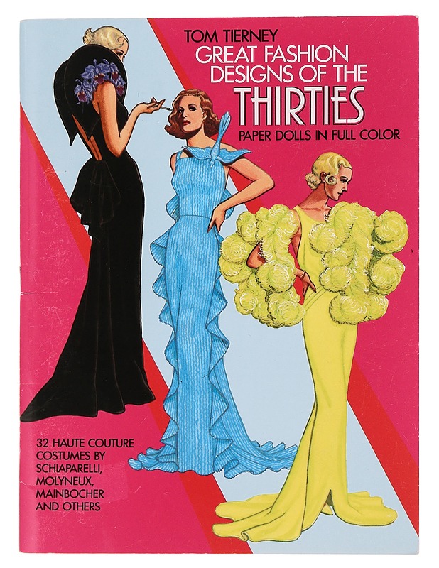 Great Fashion Designs of the Thirties : Paper Dolls in Full Color - Tierney, Tom - Lastenkirjat - 10105450434 - 0