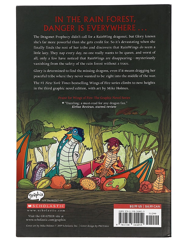 Wings of fire : the graphic novel. Book three, The hidden kingdom - Sutherland, Tui T. - Sarjakuvat - 10105450449 - 1