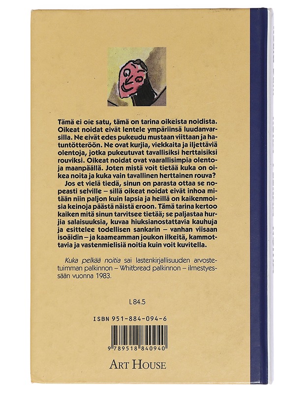 Kuka pelkää noitia - Dahl, Roald - Fantasia- ja scifi - 10105450519 - 1
