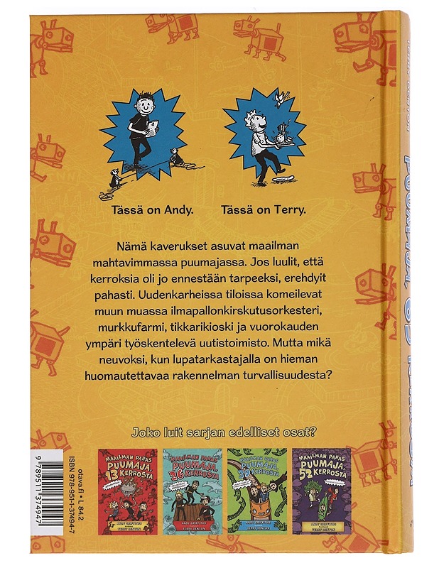 Maailman paras puumaja, 65 kerrosta - Griffiths, Andy - Lastenkirjat - 10105450569 - 1