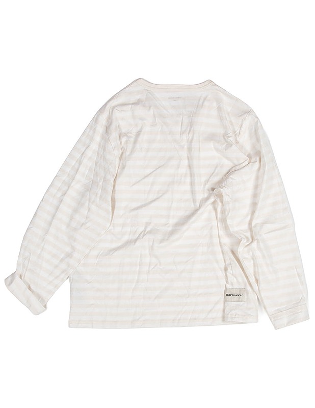 MARIMEKKO Tasaraita Relaxed Longsleeve paita, XXL - Naisten paidat ja topit - 10105450589 - 1