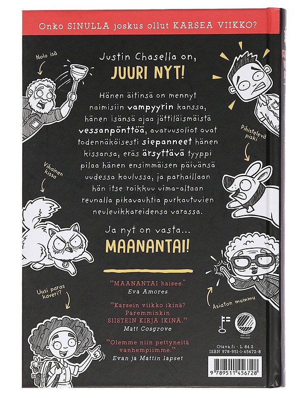 Maanantai - Amores, Eva - Lastenkirjat - 10105450592 - 1