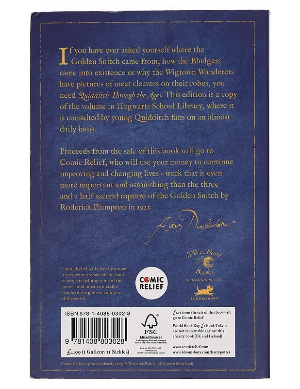 Quidditch through the ages - Rowling, J. K. - Lastenkirjat - 10105450600 - 1