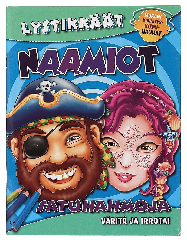 Lystikkäät Naamiot : Satuhahmoja Väritä ja Irrota! - Lastenkirjat - 10105450606 - 0
