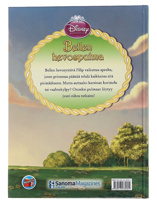 Disney prinsessat : Bellen hevospulma - Lastenkirjat - 10105450622 - 1