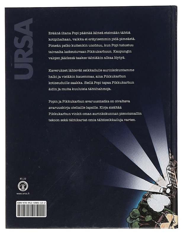 Popin ja Pikkukarhun avaruusmatka - Perhoniemi, Tuukka - Lastenkirjat - 10105450643 - 1