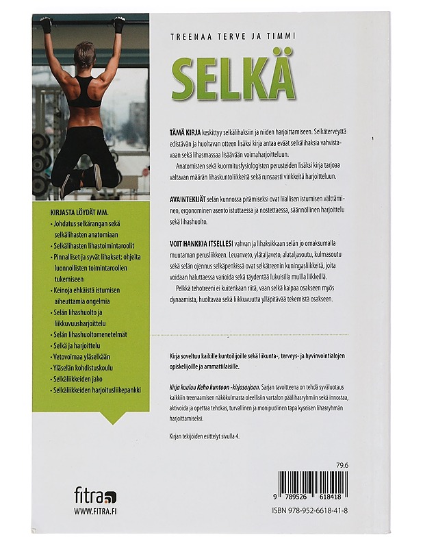 Treenaa terve ja vahva selkä - Lindberg, Ari-Pekka - Tietokirjat ja oppaat - 10105450674 - 1
