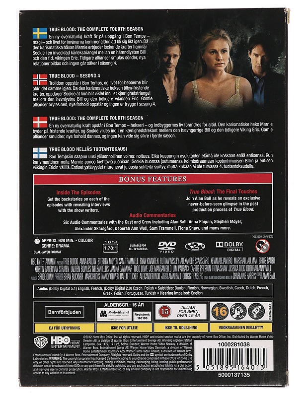 True Blood: 4. Tuotantokausi - DVD - DVD-elokuvat - 10105450696 - 1