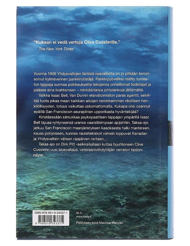 Takaa-ajo - Cussler, Clive - Jännitys ja dekkarit - 10105450729 - 1