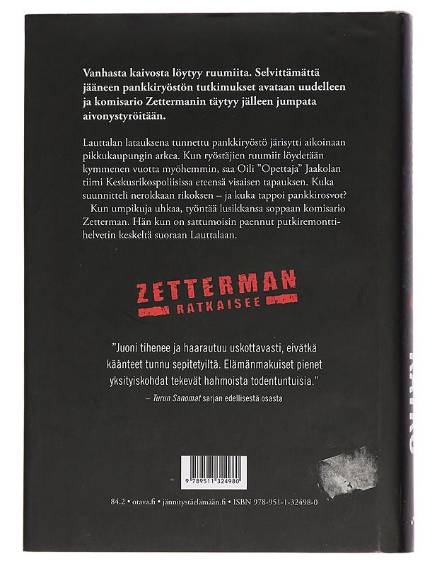 Zetterman ratkaisee: Kätkö - Jari Salonen - Romaanit ja novellit - 10105450754 - 1