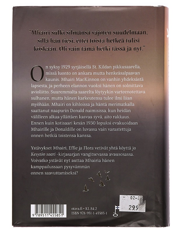 Varastetut hetket - Swan, Karen - Kaunokirjallisuus - 10105450809 - 1