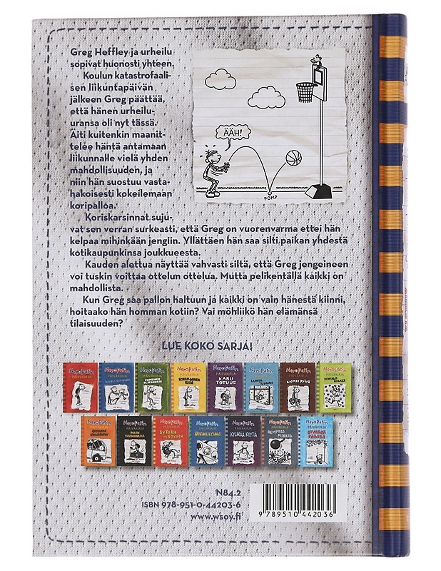 Neropatin päiväkirja. 16, Tähtiainesta - Kinney, Jeff - Romaanit ja novellit - 10105450804 - 1