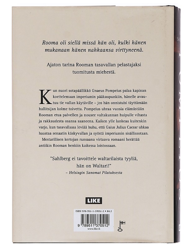 Pompeius : romaani - Asko Sahlberg - Kaunokirjallisuus - 10105450823 - 1