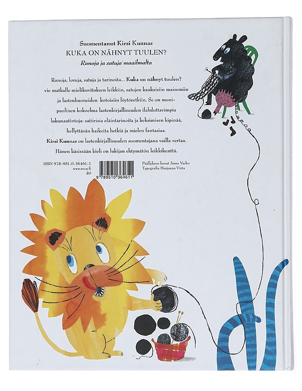 Kuka on nähnyt tuulen? : runoja ja satuja maailmalta - Kunnas, Kirsi - Lastenkirjat - 10105450821 - 1