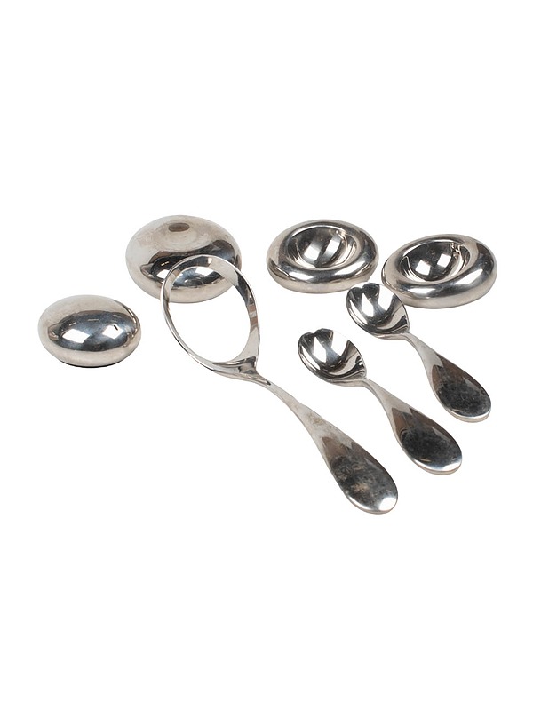 HARDANGER BESTIKK kananmuna-aterinsetti, 7 osaa - Aterimet - 10105450852 - 1