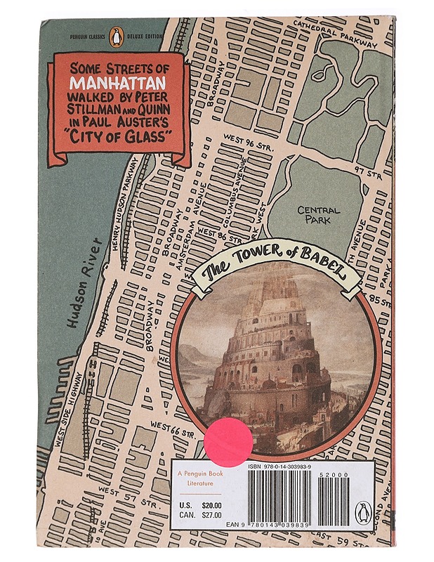 The New York trilogy - Auster, Paul - Romaanit ja novellit - 10105450884 - 1