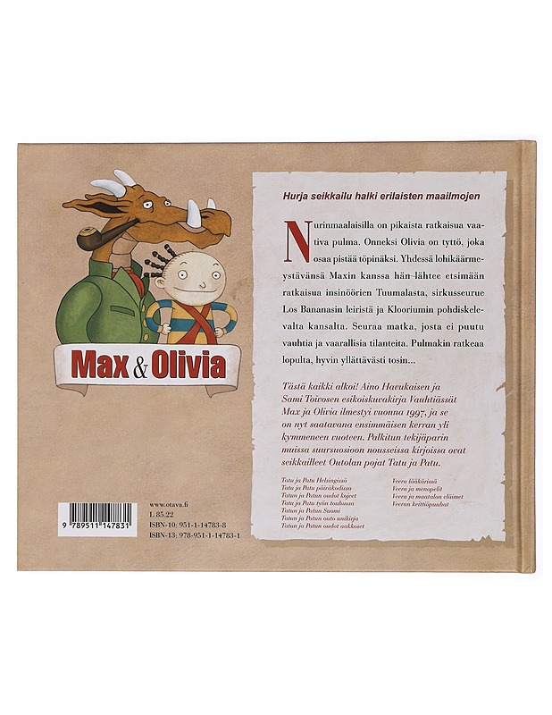 Vauhtiässät Max & Olivia - Havukainen, Aino - Lastenkirjat - 10105450890 - 1