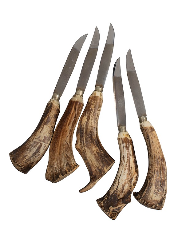 Pihviveitset sarvikahvoilla, 5 kpl - Muut astiat - 10105450901 - 0