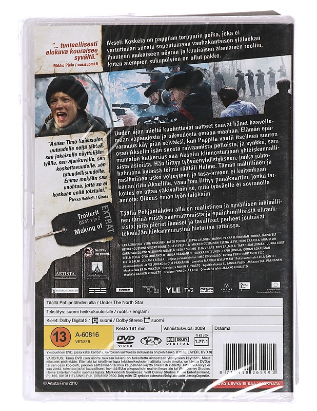 Täällä Pohjantähden alla - DVD - DVD-elokuvat - 10105450944 - 1