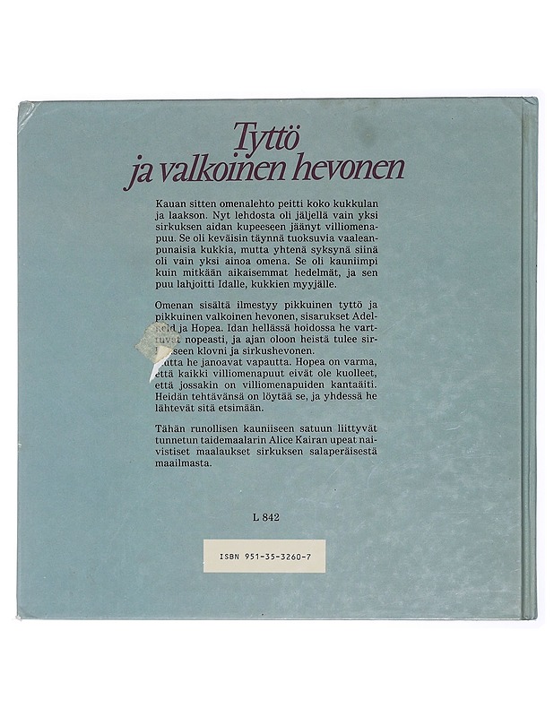 Tyttö ja valkoinen hevonen - Laulajainen, Leena - Lastenkirjat - 10105450968 - 1