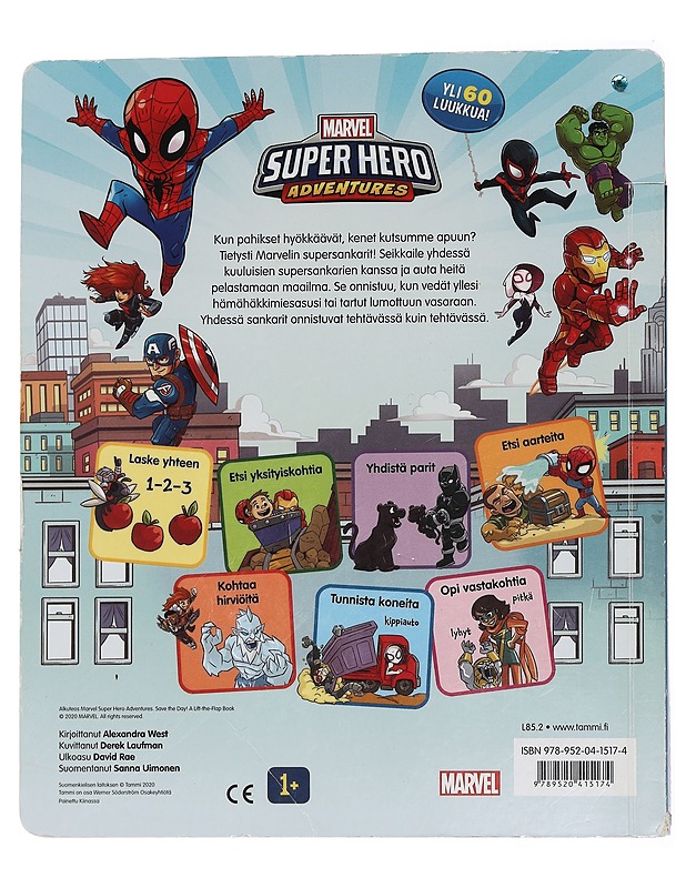 Marvel Superhero Adventures : Sankarit apuun!  kurkistuskirja - West, Alexandra - Lastenkirjat - 10105450973 - 1