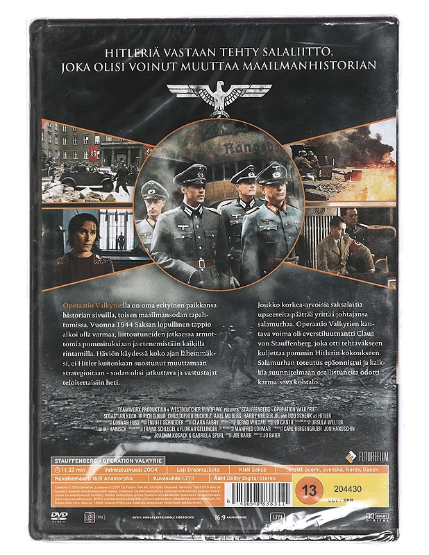 Operaatio Valkyrie - DVD - DVD-elokuvat - 10105451013 - 1