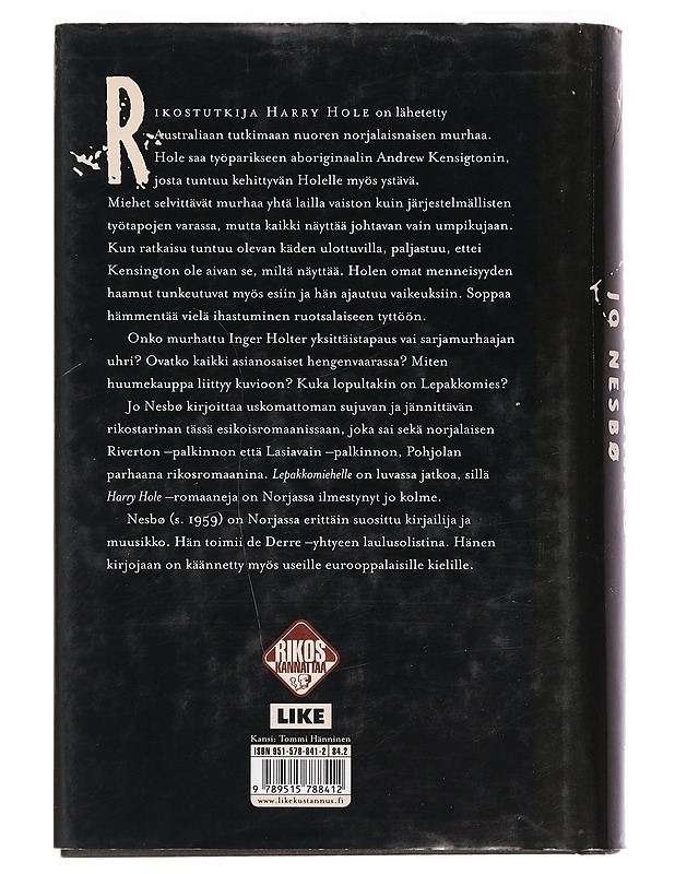 Lepakkomies - Nesbø, Jo - Jännitys ja dekkarit - 10105451023 - 1